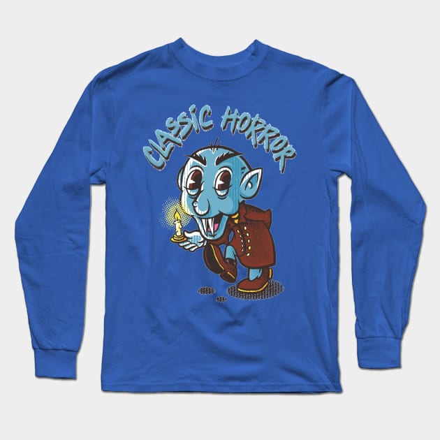 Classic Horror Nosferatu Long Sleeve T-Shirt by BeataObscura